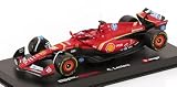 ブラーゴ 1/43 フェラーリ F1 SF-24#16 シャルル・ルクレール 2024 Bburago Charles Leclerc シグネチャーシリーズ [並行輸入品]