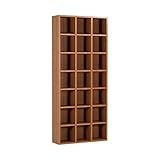 arne 本棚 日本製 完成品 3列 7段 幅75cm 高さ170cm 可動棚 シェルフ コミック収納 ラック H-001 3×7 北欧チーク