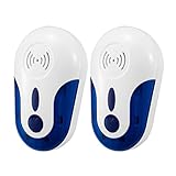 ゴシレ [Gosear] 2つの部分の電子超音波害虫駆除マウス蚊ゴキブリクリケットのバグのための防虫剤のリペラプラグ米国のプラグイン