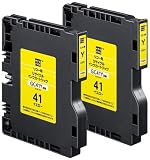 ecorica GC41Y Mサイズ リサイクルインクカートリッジ イエロー エコリカ ECI-RC41Y 2個セット