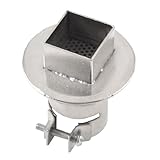 uxcell エアガンノズル ノズル　ヒートガン　交換部品　ステンレス製　　18mmx18mm