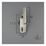 三協アルミ 補修部品 窓 サッシ 部品 引違い窓 (左勝手) クレセント(3K2218L0-UC) *製品色・形状等仕様変更になる場合があります*