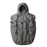 7AM Enfant Pookie Poncho Baby Bunting Bag, Metallic Silver by 7AM Enfant [並行輸入品]