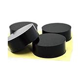 PRO CABLE CSRB3-CY-4ID-4 (ブラック) 円柱型 インシュレーター オーディオ用 ソルボセイン 4cm直径 1.5cm厚【4個セット 粘着テープなし 黒色】 プロケーブル