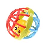 1 pcs Large Rattle ShakerベルリングボールベビーHand Shake Bell Toy Graspトレーニングキャッチby Dingjin