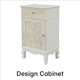 完成品 うづくり風の仕上げのデザイン 開き戸タイプのキャビネット