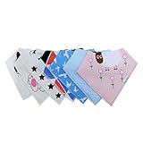 Moly Baby Bandana Drool Bibs,for Boys and Girls by Moly Baby