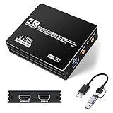 C.CURTING 4K@60Hz HDMI キャプチャーボード 4K録画対応キャプチャーユニット YUY2フォーマットをサポート USB3.0 60FPS ゲームキャプチャー ビデオ フルHD ビデオキャプチャー 内蔵 ゲーム実況生配信、会議、ライブビデオ配信、画面共有、録画に適用 Nintendo Switch、Xbox One、OBS Studio対応