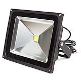 20W Daylight White Motion Sensor Waterproof Flood Light [並行輸入品]
