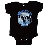 AEROSMITH - DREAM ON BABY ONESIE エアロスミス オフィシャル バンドTシャツ ベビー服 ロンパース