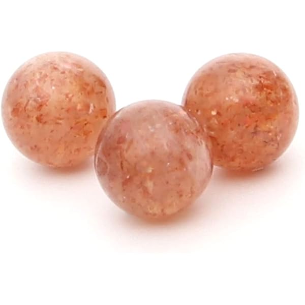 Amazon | 天然石 ブレスレット サンストーン 日長石 約6mm