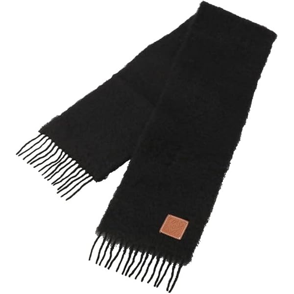 Amazon | [BURBERRY] バーバリー マフラー ロゴ ウール ジャ