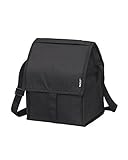 Freezable Deluxe Large Lunch Bag with Shoulder Strap, Black