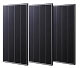【GWSOLARソーラーパネル100W 影に強い太陽光パネル!　3枚お買い得セット 】【12V充電用 5.5A / 4並列】単結晶PERC・Eclipse Off-gridシリーズ・国際認証TUV・J