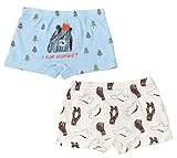 Snoneキッズ パンツ 男の子 女の子 ボクサーパンツ おしゃれ 2枚セット 通気性 キッズ インナー ブリーフパンツ 下着 綿100% 保育園 幼児 子供 小学生