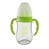 I See Love Premium Baby Feeding Bottle Colorful Anti-Broken BPA-Free 8 Ounce (green) by I See Love