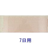 転倒桝雨量計用紙 7日用：【気象機器】：401-0003