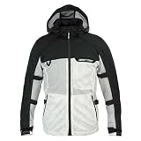 ラフアンドロード(ROUGH&ROAD) バイク用 ダイレクトエアメッシュパーカーFP ブラック/プラチナシルバー BLL RR7352BK/SVB4