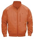 NSP 空調服 服単体 チタンコーティング 立ち襟 肩・袖補強あり オレンジ 2L 8208393