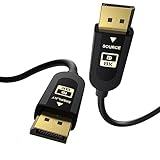 FIBBR認定ディスプレイポ-ト 2.1ケーブル、SuperSpeed DP2.140Gbpsビデオディスプレイポ-トケーブル、8K@60Hz、4K@165Hz、HDR、HDCP2.2、ARC DP to DPをサポートする、ゲーミングモニター用のDP (3m)