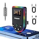 【4つのモードで低遅延】Bluetooth 5.3 トランスミッター&レシーバー テレビ用 【受信機 & 送信機】一台二役 光デジタル対応【TFカード送信 4つのモード】3.5mm オーディオ 通信距離20M fmトランスミッター bluetooth 車 発信機 日本語説明書付き