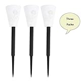 Li- 芝生ライト、3個ソーラーLED芝生ライト蝶パターン愉快なセットChangebale色ガーデン芝生ライトLEDガーデンルワンデコレーション LQ (サイズ さいず : A)