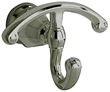 American Standard 6028.210.295 Dazzle Robe Hook with Lower Hook Swivel, Satin Nickel [並行輸入品]