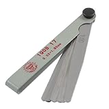 uxcell　隙間ゲージ　シックネスゲージ　0.02mm-1.00mm　16枚組