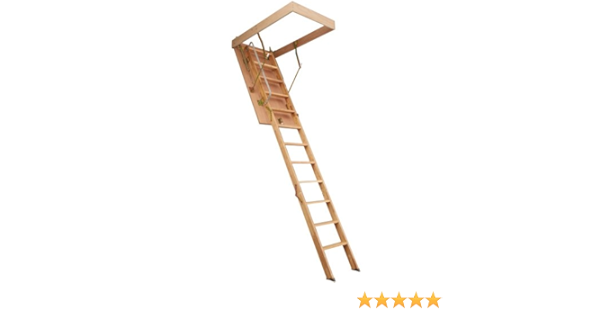 Amazon Co Jp 天井収納はしご 9尺用 Kah 90ft 屋根裏 折りたたみはしご 産業 研究開発用品