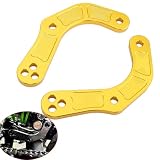 LEDISHUN バイク用 ローダウンキットカワサキ ZX-25R(2020-2023) ZX-4R ZX-4RR (2023+)用足つき性向上 リアローダウンリンクロッド (ゴールド)