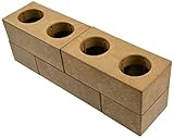 木質の優しい香りがする組替自在 卓上小物 収納スタンド レンブロックマルチボックス５PCS(ベージュ)