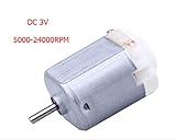 BULUSHI 5pCS 130モデルdc 2.5v-3.5v 5000-24000rpm 2poleコネクタマイクロモーターカーのモデルは、おもちゃのために