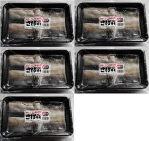 Amazon さば短冊5個セット 冷凍釣り餌 ヒラメ タチウオ カサゴ ハタ アカハタ マダイ イカ 根魚 ノーブランド品 エサ アトラクタント