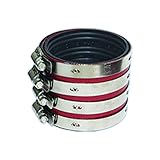 Everflow 15300CS 3" Heavy Duty, Husky Type, No-Hub Coupling With Colored Shield [並行輸入品]