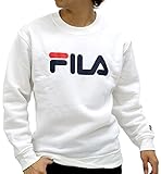 FILA(フィラ) トレーナー ブランド ロゴ メンズ オフホワイト L