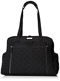 Vera Bradley Large Stroll Around Baby Bag、マイクロファイバー カラー: ブラック