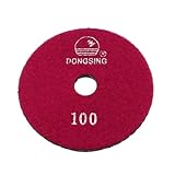 uxcell 研磨パッド　　コンクリート ダイヤモンドビット 樹脂 100 グリット レッドブラック