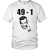 Conor McGregor 49 – 1シャツ – McGregor vs Mayweather boxing – FunnyユニセックスTシャツ M