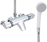 TOTO 浴室用 壁付サーモスタット混合水栓 固定スパウト型(エアイン) TMF44E1R