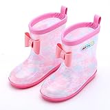 Kishiya　レインブーツ　子ども用　雨靴　キッズ用　可愛い　男女兼用　ながぐつ　ジュニア　水遊び　梅雨対抗　通園　レイングッズ 防水 防滑 滑りにくい アウトドア お出かけ 学校 幼稚園 15/1