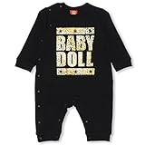 ベビードール ヒョウ柄 ロンパース 子供服 70cm ブラック