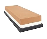 両面砥石・包丁研ぎ #1000/#4000 家庭用・プロ 中砥石/仕上砥石 ステンレス・鋼両用 ゴム台付き