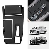 TELLIKA 40系アルファード シフトパネル ラバーマット ヴェルファイア 40系 ゴムマット カバー 1P 防水 防塵 キズ防止 汚れ防止 指紋防止 内装 カー用品 車用品 アルファード40系 アクセサリー カスタム パーツ (エレクトロシフトマチック装備車専用)