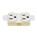 日動 電工ドラム交換用 ダブルコンセント 2PE-W