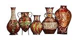 Deco 79 Metal Vase Wall Decor, 17 by 38' [並行輸入品]