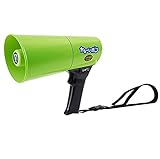 安全・サイン８ メガホン ハンドマイク かるーいホン 緑 4.5W ホイッスル付 TD504G