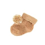 (靴下屋) kutsushitaya ベビー オーガニックぼんぼりソックス チャ