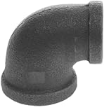 Aviditi 93482 1-Inch x 3/4-Inch Black Fitting with Reducing 90-Degree Elbow, (Pack of 10) by Aviditi