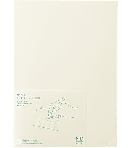 Amazon | DESIGNPHIL ミドリ(MIDORI) ノート MDノートカバー A5 1日1