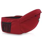 Quner シンプル ベビーウエストキャリー 赤ちゃんだっこ座椅子 ウエストバック ウエストスツール 前向き 対面 だっこ らくらく 収納付き